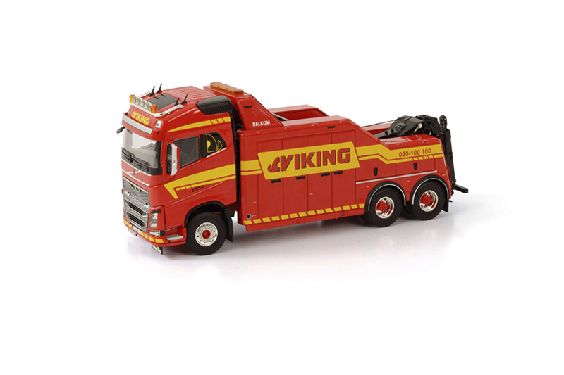 Volvo FH4 Globetrotter 6x2 Falkom Wrecker Truck Viking