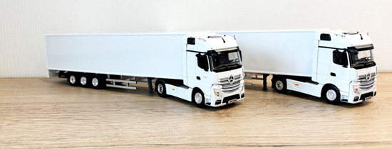 Белые фуры Mercedes-Benz Arocs